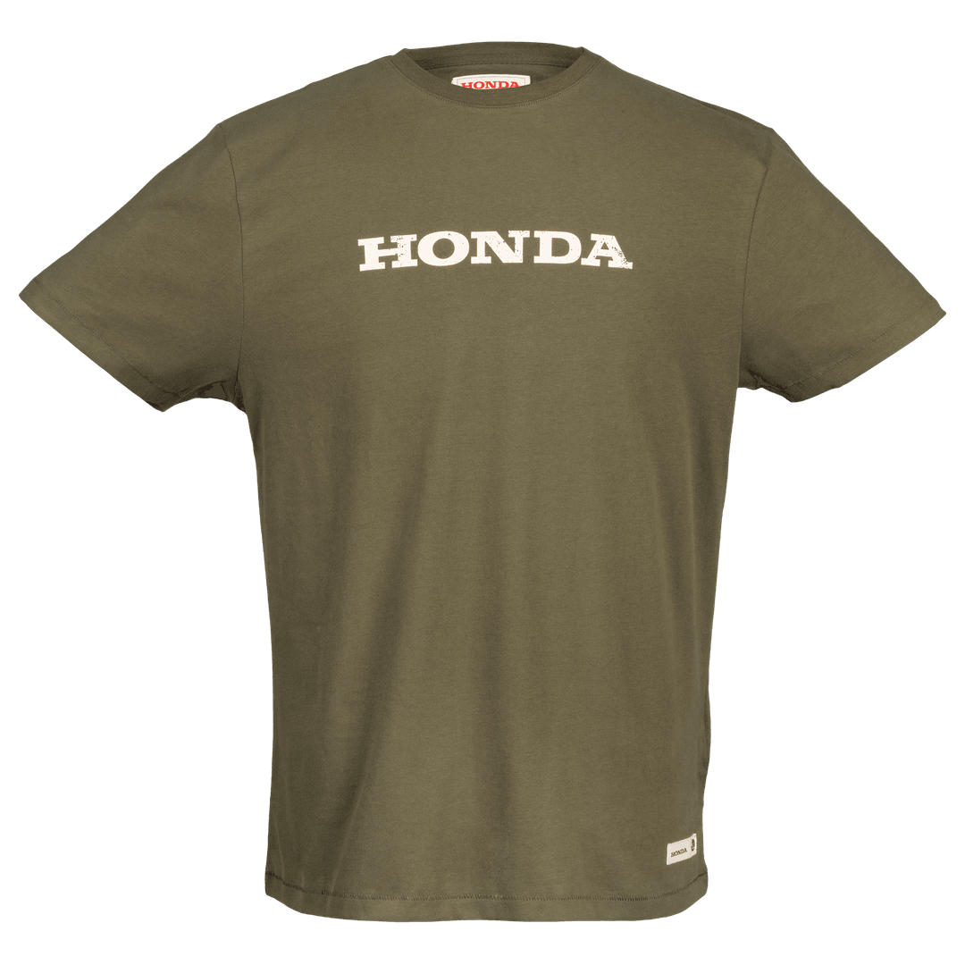 Heritage camiseta Honda Block oliva