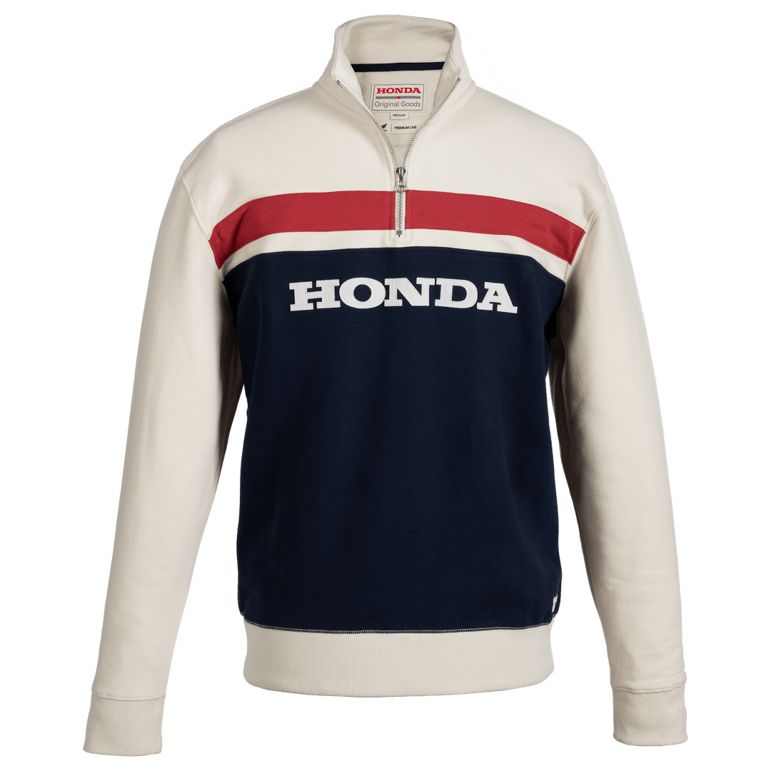 Heritage quarter zip tricolor Honda