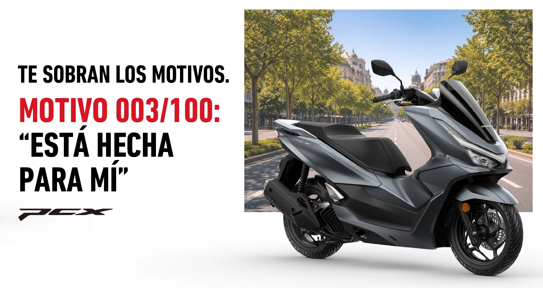 La PCX 125 está hecha para ti